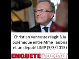 Christian Vanneste réagit à la polémique entre le garde des sceaux et le député-maire UMP de Tourcoing