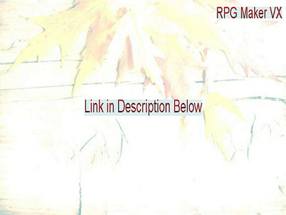 RPG Maker VX Full Download [Instant Download]