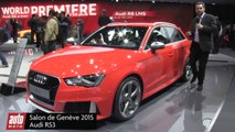 Audi RS3 Sportback 2 - Salon de Genève 2015 : présentation vidéo live