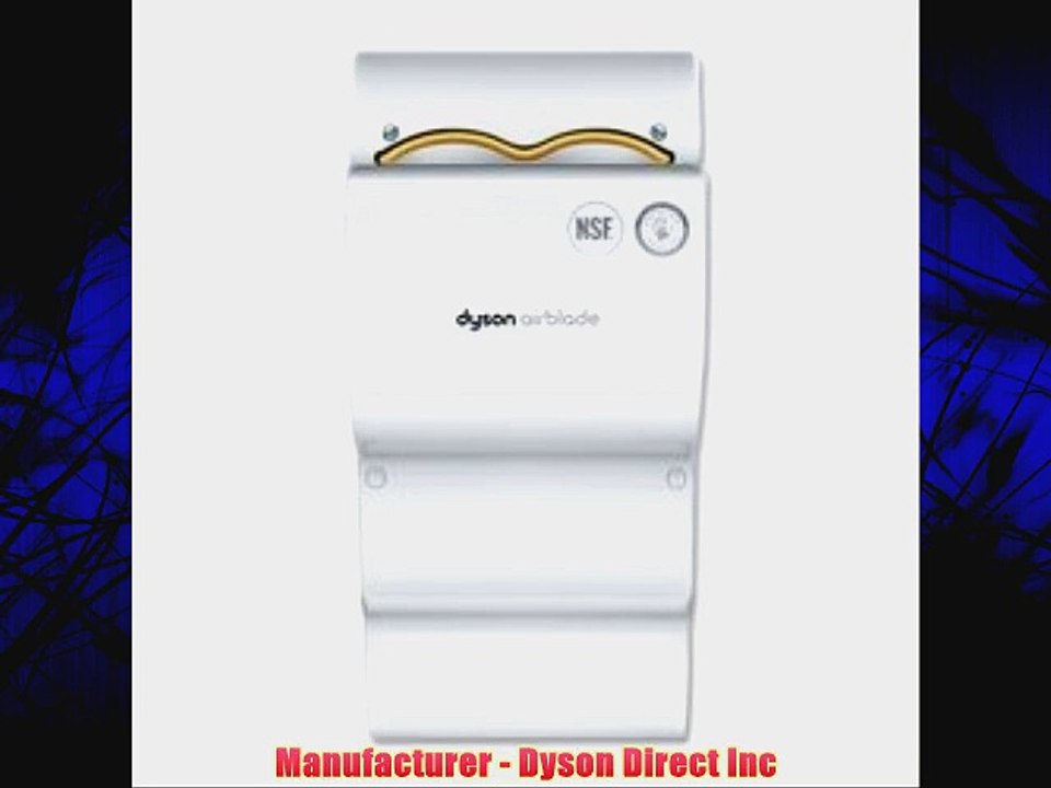 Dyson Airblade AB04WH White Automatic Hand Dryer 120V