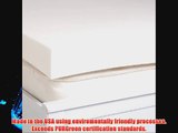 Queen Size 5 inch Thick Firm Conventional Polyurethane Foam MattressPad Bed Topper Made in