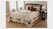Nostalgia Sheyenne 100-Percent Cotton Fabric and Fill Embroidered Bedspread with Scalloped