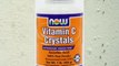 NOW Foods Vitamin C Crystals Ascorbic Acid 1 Pound (Pack of 4)