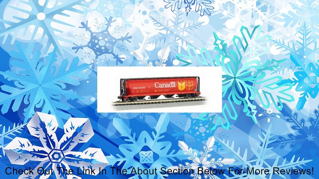 Bachmann Industries Inc. Canadian 4-Bay Cylindrical Grain Hopper Canada Grain - N Scale Review