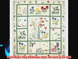 Patch Magic King Wildflower Quilt 105-Inch by 95-Inch