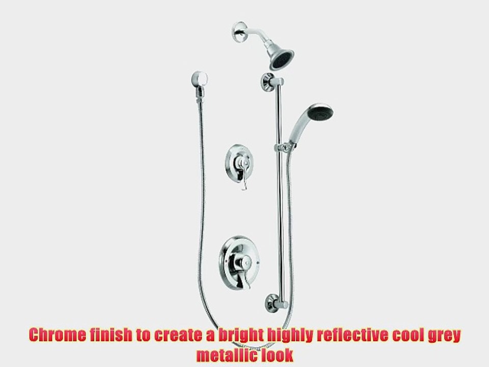 Moen 8342 Commercial Posi-Temp Pressure Balancing 3 Function Shower System 2.5 gpm Chrome