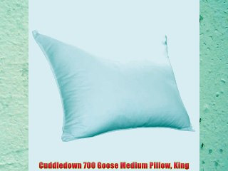 Cuddledown 700 Goose Medium Pillow King