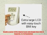 Health o meter 597KL Digital Scale with Height Rod 600 lb Capacity 0.2 lb Resolution