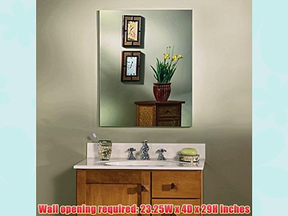 Broan-NuTone Broan-Nutone Metro Oversize Classic 24W x 30H in. Medicine Cabinet 52WH304P Frameless