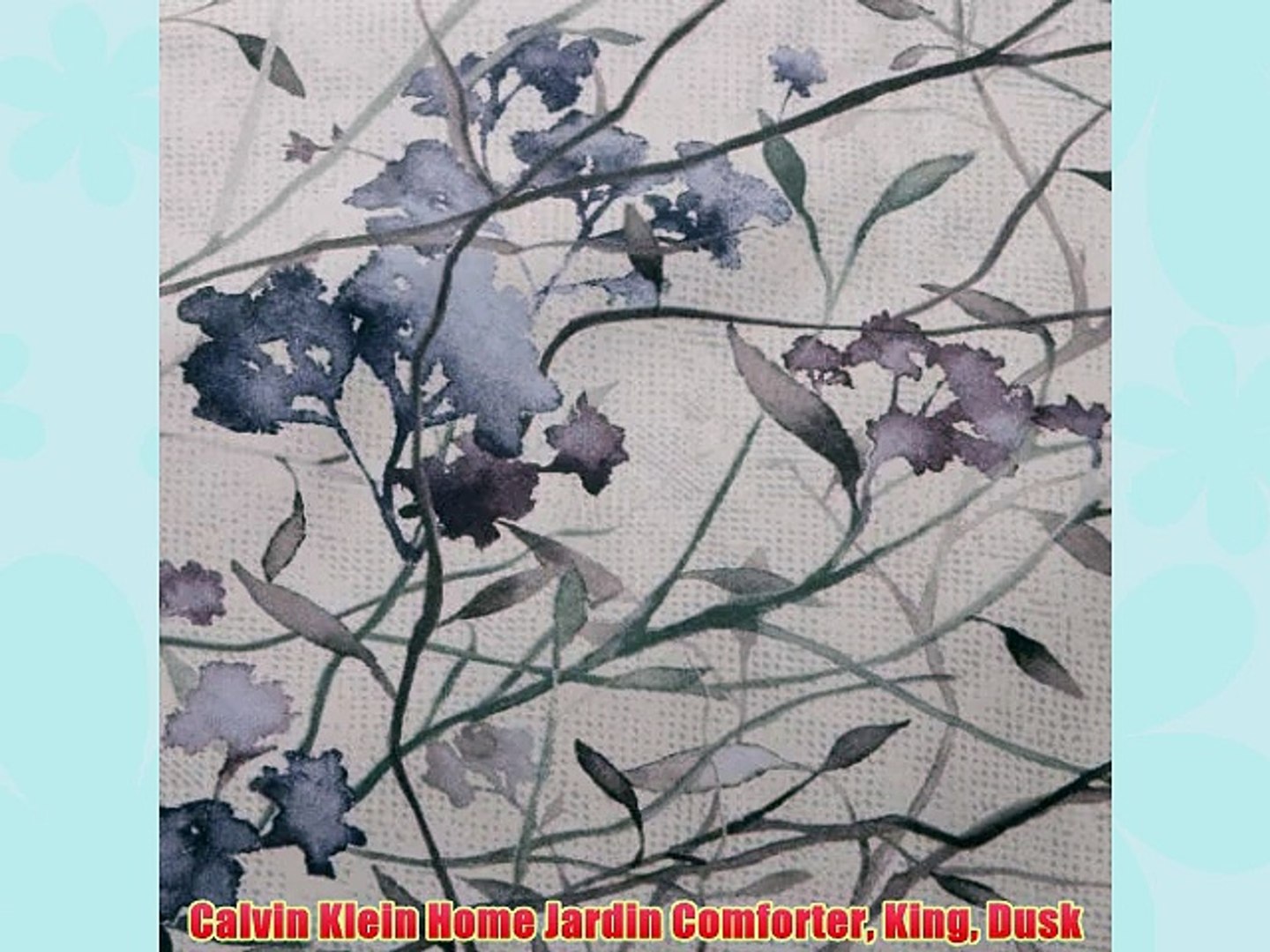 calvin klein japanese floral comforter