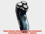 Philips Consumer Lifestyle 7340XL/17 Men' Rechargeable Cord/Cordless Electric Shaver - Quantity