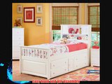 Atlantic Furniture AP8536042 Captains Bookcase Kids Bed