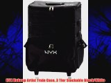 NYX Makeup Artist Train Case 3 Tier Stackable Black/White