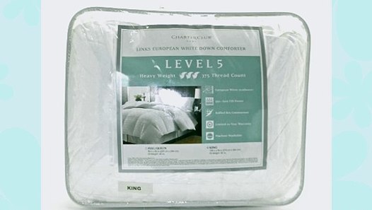 Charter Club Level 5 Links 375t Heavy Weight King Down Comforter