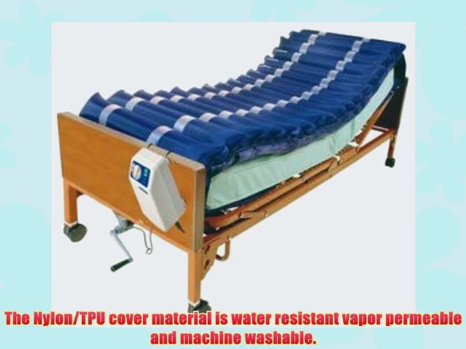 Med-Aire Alternating Pressure Mattress Overlay System with Low Air Loss 36 x 80 x 5