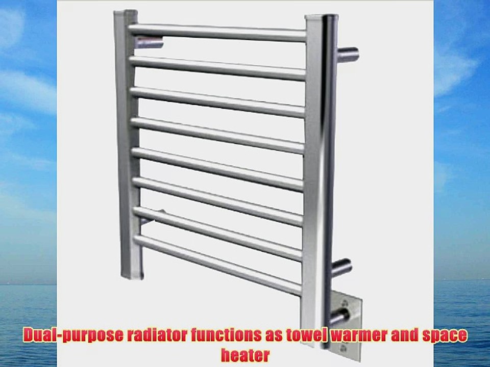 Amba S 2121 B Sirio 21-Inch x 21-Inch Towel Warmer Brushed