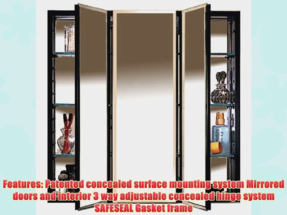 Robern PLM3030W PL Series Flat Top Cabinet  30-Inch W by 30-Inch H by 3-3/4-Inch D White Interior