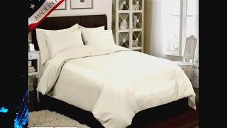MADE IN THE USA 1200TC 100% Cotton Sateen Duvet and Sham Set C.King White By Veratex
