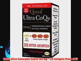 Qunol Ultra Coenzyme CoQ10 100 mg - 120 Softgels (Pack of 3)