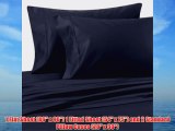 1000 Thread Count Full Siberian Goose Down Comforter 8 PC 1000TC Bed in a Bag Navy Solid 1000