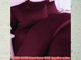 MARRIKAS Solid BURGUNDY Down Alternative 9-pc Comforter Set Size KING