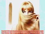 Scarlett 30 Inch Brazilian Virgin Remy Taffy Glue Tape Straight Real Human Hair Extensions