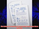 Sensicare Sterile Pf Vinyl Exam Gloves Large/Case of 400