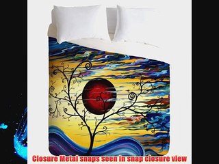DENY Designs Madart Curling with Delight Duvet Cover King