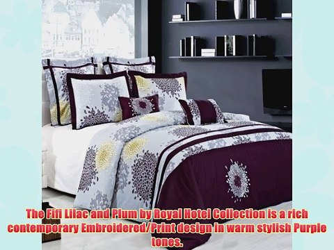 12PC Embroidered Full size FiFi Bed in a Bag set 100% Egyptian Cotton