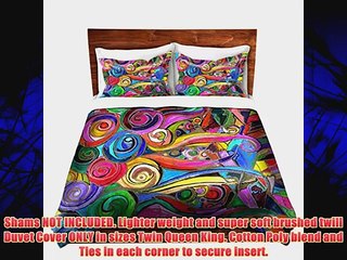 Duvet Cover Brushed Twill Twin Queen King from DiaNoche Designs by Maeve Wright Home Decor