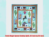 Patch Magic Queen Cowboy Quilt 85-Inch by 95-Inch
