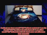 Anlye Bule Teen Bedding Set 2 Sides Printing Blue Nebula Quilt Cover Sets Nebula Swirl Bed