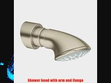 Grohe 27 069 EN0 Relexa 5 Shower Head with Arm and Flange Infinity Brushed Nickel