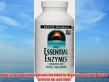 Source Naturals Daily Essential Enzymes 500mg 360 Capsules (Pack of 2 (360 caps ea))