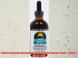 Source Naturals Melatonin Liquid Natural Orange Flavor 4 Ounce (Pack of 6)