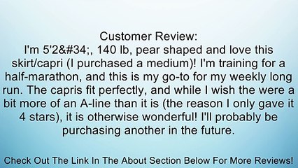 Skirt Sports Lotta Breeze Capri Skirt - Womens Review