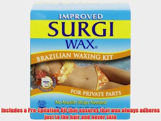 Surgi-wax Brazilian Waxing Kit For Private Parts 4-Ounce Boxes  9 Kits