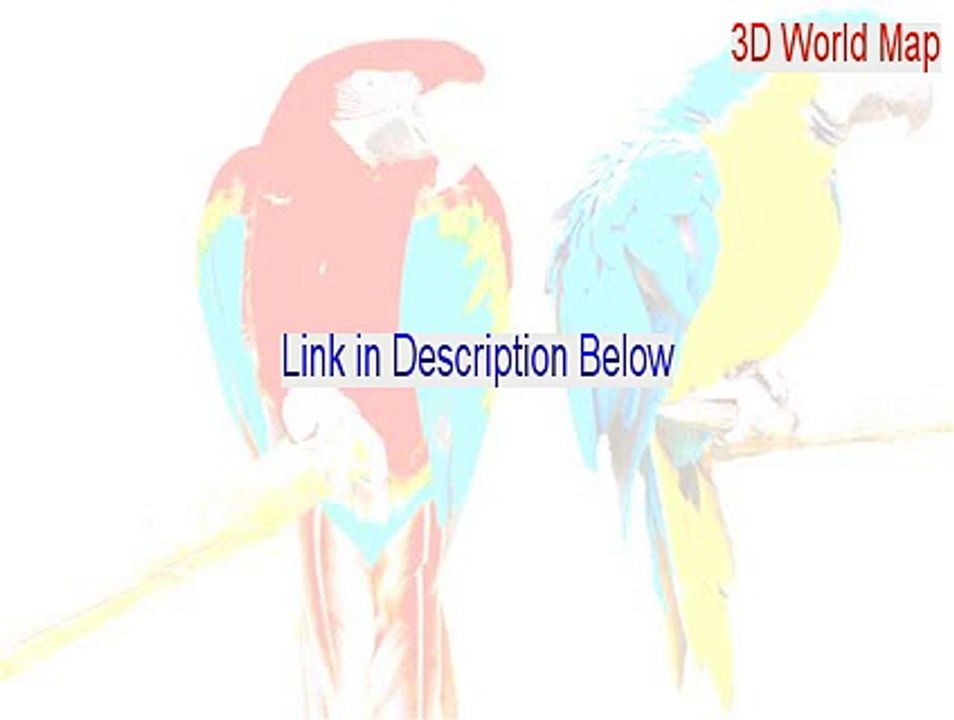 3D World Map Free Download [Instant Download]