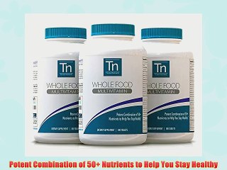 Trusted Nutrients Whole Food Multivitamin 3x 180 Count 75+ Nutrients that Help you Get Healthy