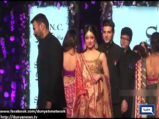 Dunya News - Aamir Khan, Sonakshi Sinha, Armaan Jain walk the ramp for charity