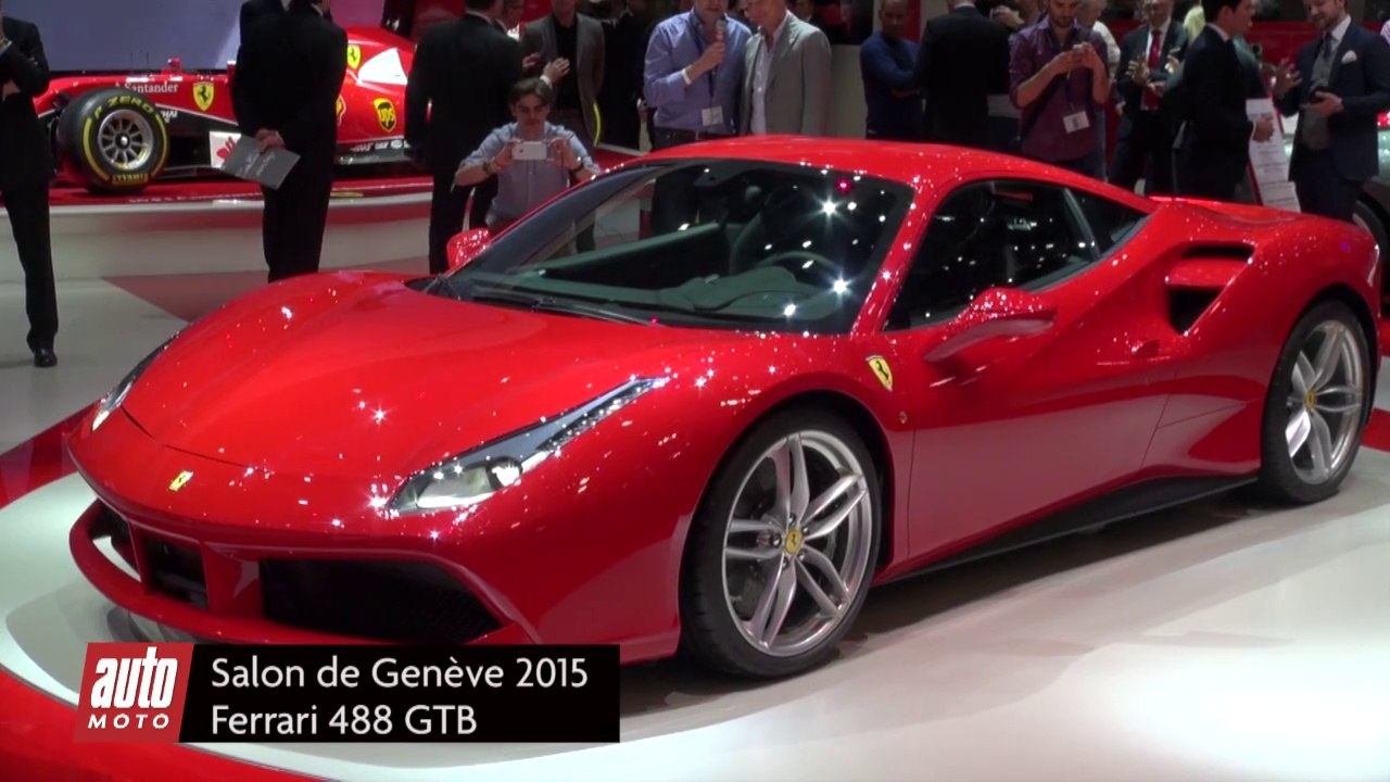 Ferrari 488 GTB - Salon de Genève 2015 : présentation vidéo live