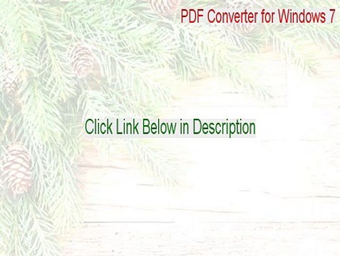 PDF Converter for Windows 7 Key Gen - Download Now (2015)