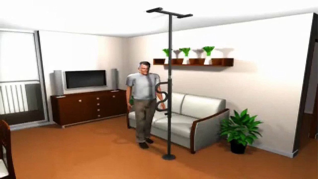 Do you need a pole grab support to stand up? The Stander Security Pole with Grab Bar will assist you everytime