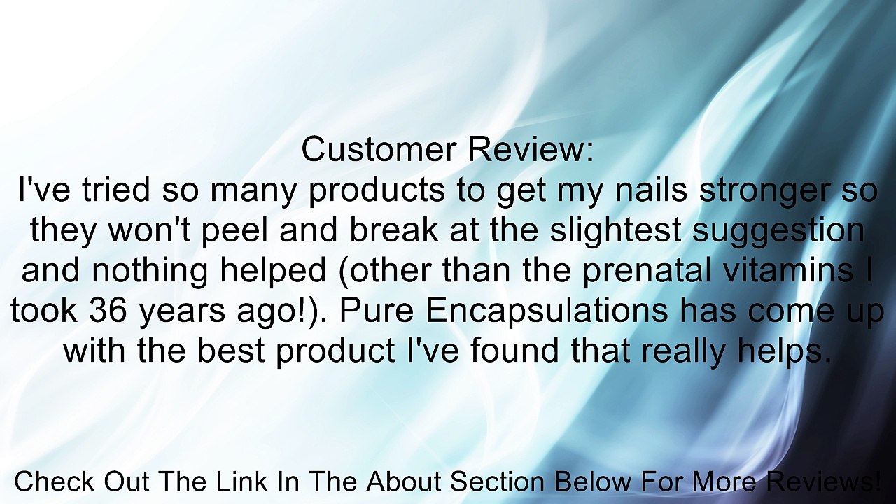 Pure Encapsulations - Hair/Skin/Nails Ultra Review