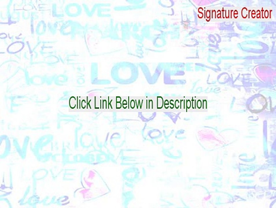 Signature Creator Full [Legit Download]
