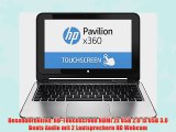 HP Pavilion 11-n073ng 294 cm (116 Zoll) Convertible Notebook (Intel Pentium N3530 21GHz 4GB
