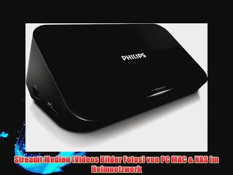 Philips HMP5000/12 HD Media-Player (WiFi/WLAN DLNA DivX HD HDMI Upscaler 1080p USB 2.0 eSATA