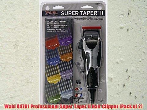 Wahl 84701 Professional Super Taper II Hair Clipper (Pack of 2)