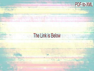 PDF-to-XML Cracked (Download Here 2015)