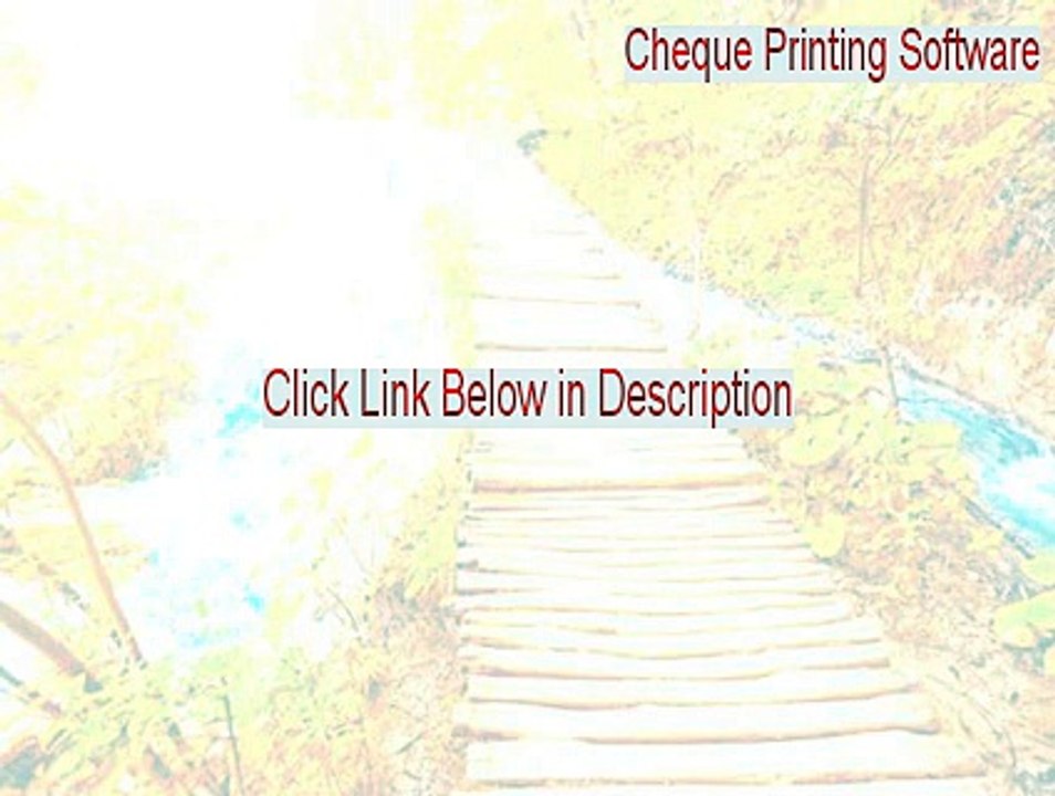 Cheque Printing Software Cracked [Cheque Printing Softwarecheque printing software]